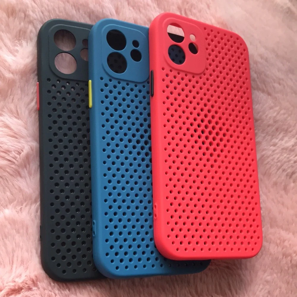 For iPhone 12 phone case with heat dissipation